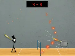 Spill Stick Figure Badminton 3 online