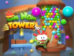 Spill Om Nom Tower 3D online
