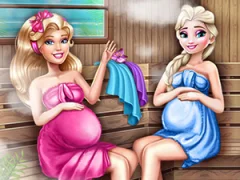 Spill Cute Mommies Pregnant Sauna online