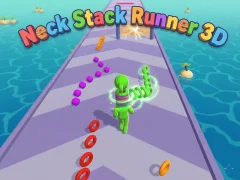 Spill Neck Stack Runner 3D online