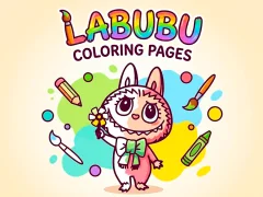 Spill Labubu Coloring Pages online