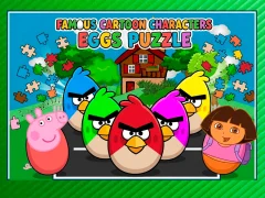 Spill Famous Cartoon Characters Eggs online