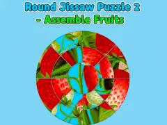 Spill Round jigsaw Puzzle 2 - Assemble Fruits online