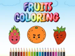 Spill FRUITS COLORING online