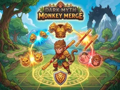 Spill Dark Myth: Monkey Merge online