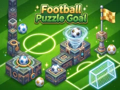 Spill Football Puzzle Goal online