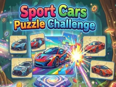 Spill Sport Cars Puzzle Challenge online
