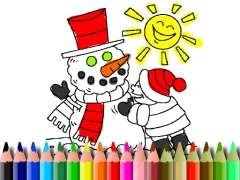 Spill Back To School: Winter Time Coloring online