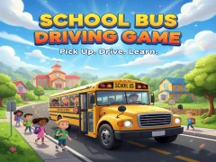 Spill School Bus Driving Game online
