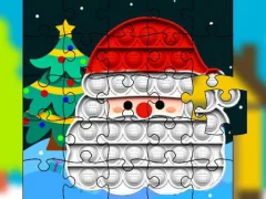 Spill Christmas Pop It Jigsaw online
