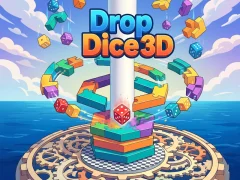 Spill Drop Dice 3D online