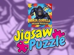 Spill Ninja Gorilla Jigsaw Puzzles online