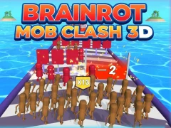 Spill Brainrot Mob Clash 3D online