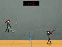 Spill Stick Figure Badminton 2 online