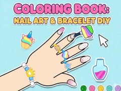 Spill Coloring Book: Nail Art & Bracelet Diy online