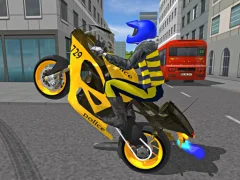 Spill Police Motorbike Race Simulator online