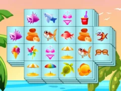 Spill Summer Mahjong online
