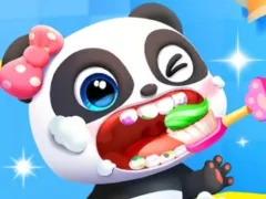 Spill Jigsaw Puzzle: Baby Panda Teeth Health online