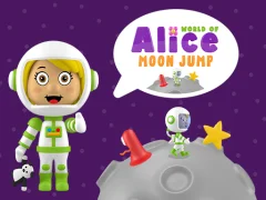 Spill World of Alice Moon Jump online