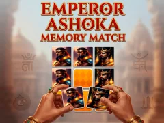 Spill Emperor Ashoka Memory Match online
