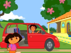 Spill Dora The explorer Dora's Ride-Along City Adventure online