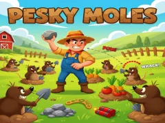 Spill Pesky Moles online