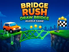 Spill Bridge Rush - Draw Bridge Puzzle Game online