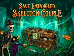 Spill Save Entangled Skeleton Couple online
