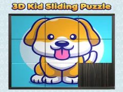 Spill 3D Kid Sliding Puzzle online