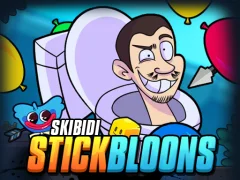 Spill Skibidi Stick Bloons online