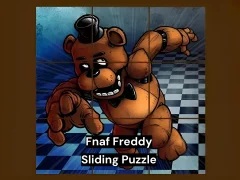 Spill Fnaf Freddy Sliding Puzzle online
