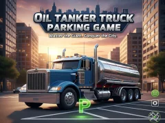 Spill Oil Tanker Truck Parking Game online