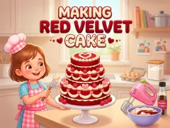 Spill Making Red Velvet Cake online