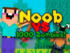 Spill Noob vs 1000 Zombies online