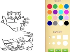 Spill Cats Coloring Book For Kids online