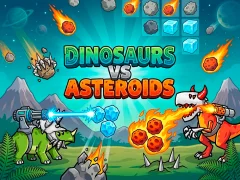 Spill Dinosaurs vs Asteroids online