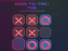 Spill Neon Tic Tac Toe online