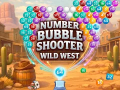 Spill Number Bubble Shooter Wild West online