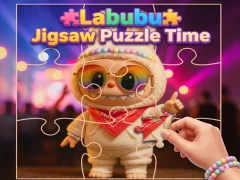 Spill Labubu Jigsaw Puzzle Time online