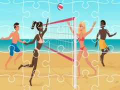 Spill Beach Volleyball Jigsaw online
