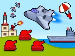 Spill Bomber Plane: 2D Air Strike online
