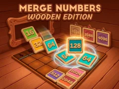 Spill Merge Numbers Wooden Edition online