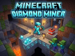 Spill Minecraft Diamond Miner online