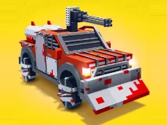Spill Zombie Derby Blocky Roads online