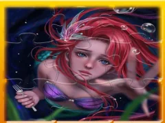 Spill Mermaid Ariel Princess Jigsaw Puzzle online