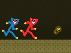 Spill Red and Blue Stickman Huggy online