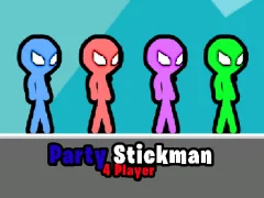 Spill Party Stickman 4 Player online