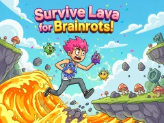 Spill Survive Lava for Brainrots! online