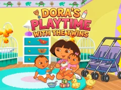 Spill Dora the Explorer Dora's Playtime with the Twins online