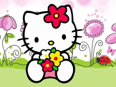 Spill Hello Kitty Jigsaw online